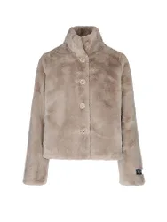 Giacca effetto pelliccia VIE beige 38