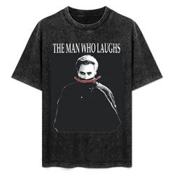 The Man Who Laughs Gwynplaine Smile T-Shirt Festival Casual Short Sleeve