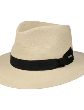 Hillcrest Traveller Panama Hat by - nature - Female - Size: 55 cm - Stetson - FashionsVida