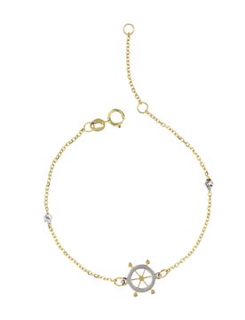 Bracciale Bimbi Oro Bianco Giallo GL102113