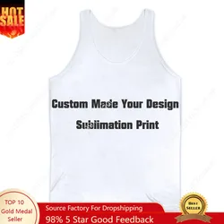 Real US Size Custom Made Subliminal Print On Your Demand Top Tank