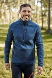 Treston Mens Half-Zip Fleece - Navy - Navy - Size: XXL