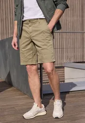 Street One Chino Shorts im Regular Fit mit Flexbund male Beige