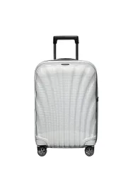Trolley de cabina de 55 cm expandible C-LITE Off White blanco