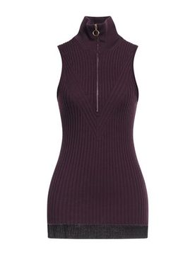 Rollkragenpullover Damen Pflaume M Damen