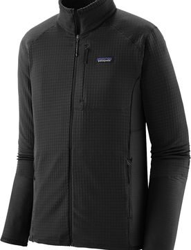 Technisches Fleece M's R1 Jkt Black für Herren Größe S schwarz