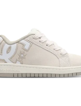 DC Sneakers Court Graffik Toddler Trainers - White - Size 13 - Suede - White - Size: 13 - Dc shoes - FashionsVida
