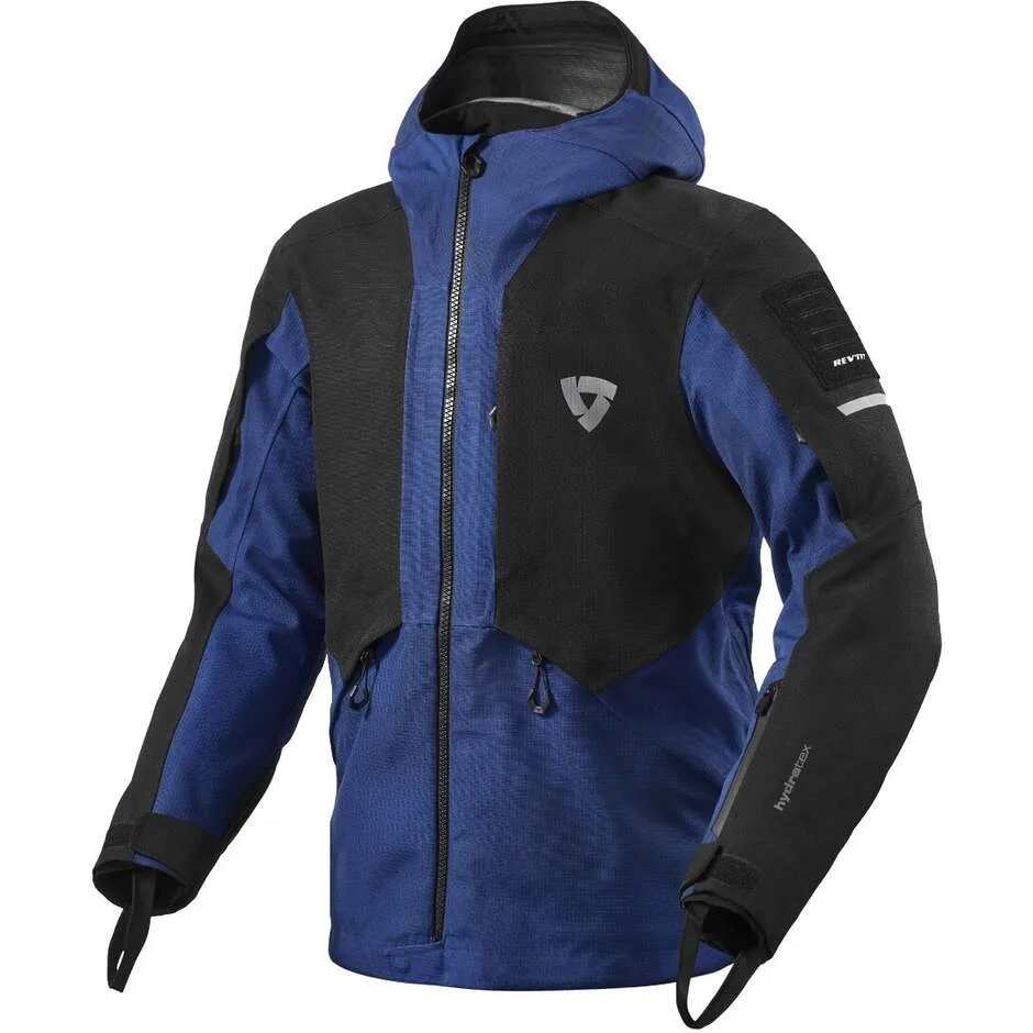 Giubbotto Moto Tectonic H2O Nero Blu taglia XL - Rev'it - FashionsVida