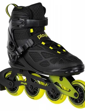 Patins En Ligne Lancer 84 Black / Yellow EU 41 Homme
