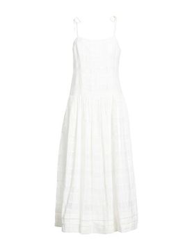 Midi-Kleid Damen Off white 32,34 Damen
