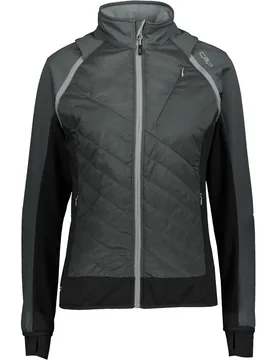 Woman jacket with detachable sleeves chaqueta softshell mujer Negro (48) - CMP - FashionsVida