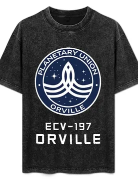 The Orville Planetary Union Logo Number Essential T-Shirt Basic Solid Color Short Sleeve T-Shirt - Aliexpress - FashionsVida