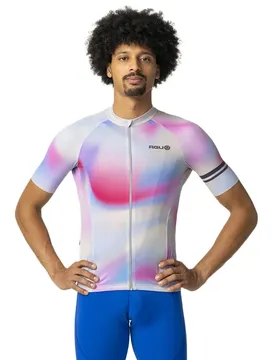 Maillot à Manches Courtes Gradient Swirl Performance