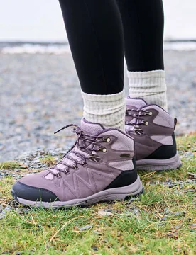 Ortler Womens Waterproof Walking Boots - Purple - Purple - Size: 6 - Mountain Warehouse - FashionsVida