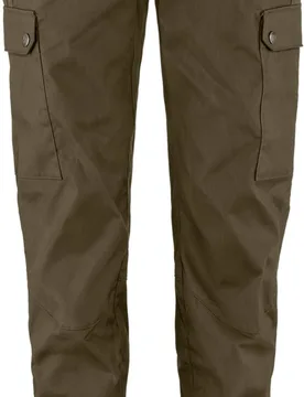Pantalon de randonnée résistant - Stina Trousers W Dark Olive en Coton - Taille XS - Vert - Fjall Raven - FashionsVida