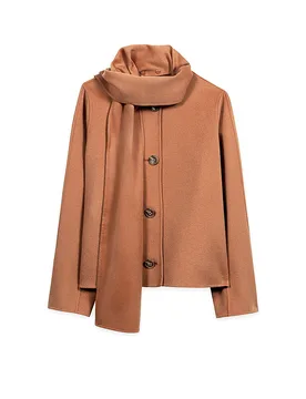 Veste en laine rouge 36 - Luisa Cerano - FashionsVida