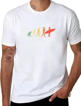 Surfing Evolution Of Surfer T-Shirt man t shirts graphic funny t shirts dark humor T-Shirt - Aliexpress - FashionsVida
