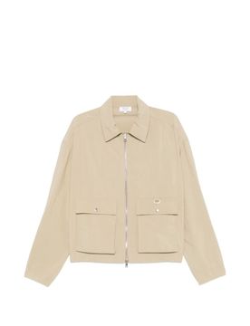 Maison Kitsuné Men's Zip-Front Utility Jacket