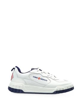 Logo-Patch Leather Sneaker
