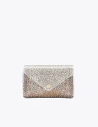 Embellished Chain Strap Clutch Bag Medium Brown female