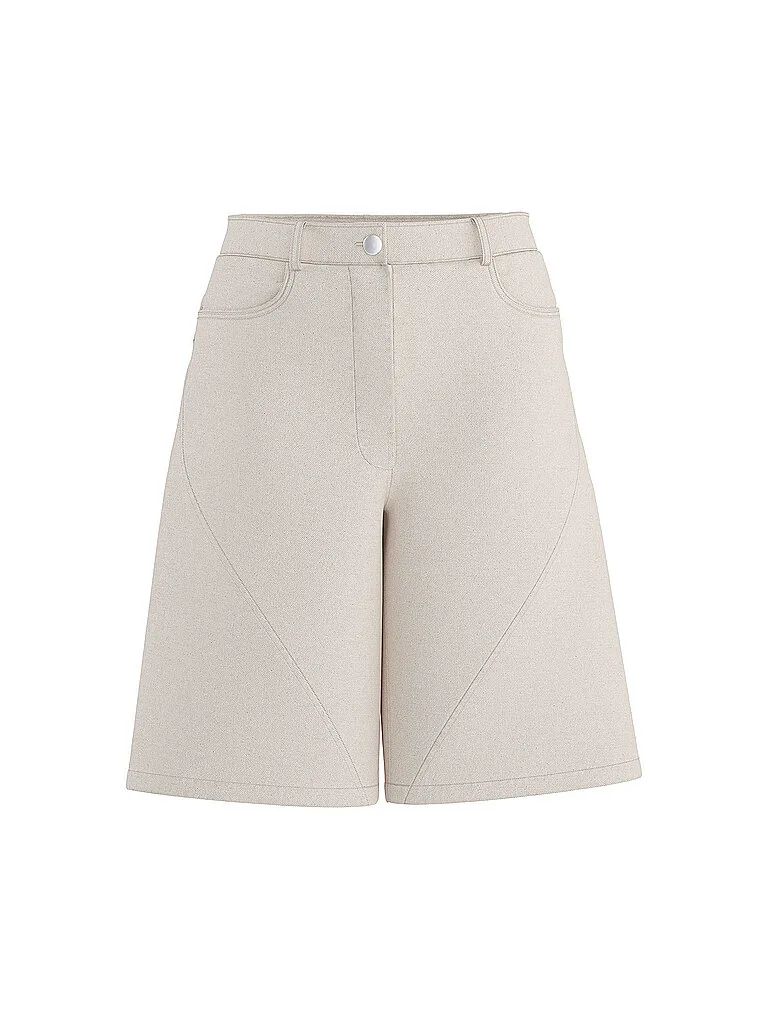Shorts vaqueros HDMIHAELA crema M - Hypedrop - FashionsVida