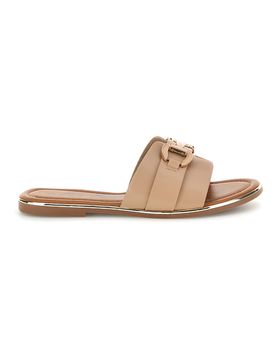 Ciabatte beige con morsetto 15601 38