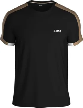 Camiseta manga corta lisa de pijama de hombre - Boss - FashionsVida