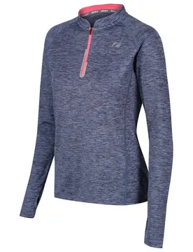Maglietta A Maniche Lunghe Softouch Petrol Blue / Electric Coral XS