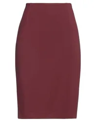 Falda midi Mujer Burdeos 38 Mujer