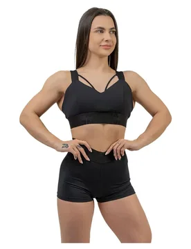 Haut De Sport à Maintien élevé Padded Intense Iconic Black XS - Nebbia - FashionsVida