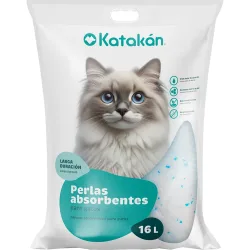 Arena para gatos perlas de sílice