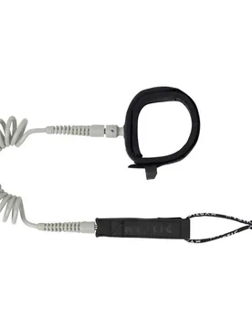 Leash De Surf Wing Boardleash Calf 6ft Dirty White One Size unisex - Mystic - FashionsVida
