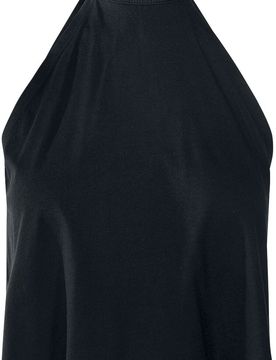 Neckholder - Ladies Neckholder Tanktop - XS bis XXL - für Damen - Größe S - schwarz - Frauen - female