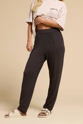 Women's Petite Harem Trousers in Brown Size: 12 - Brown - Size: 12