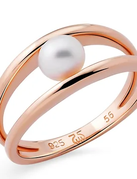 Womens 925 Sterling Silver Ring - Rose Zr-7509 - Size L - Orphelia - FashionsVida