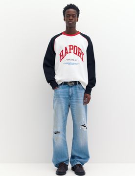 Jeans Slim Bootcut Strappati