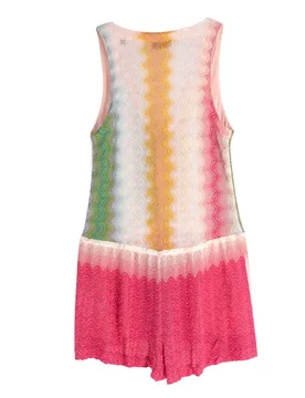 Multicoloured Sparkly Knit Playsuit - Missoni - FashionsVida