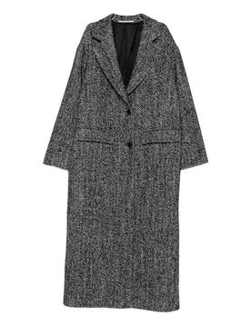 Cappotto monopetto in misto lana