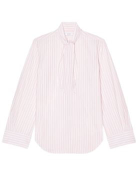 Collar with Mini Bow Detail Shirt