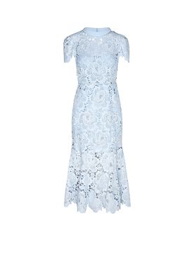 Midikleid azul claro 36