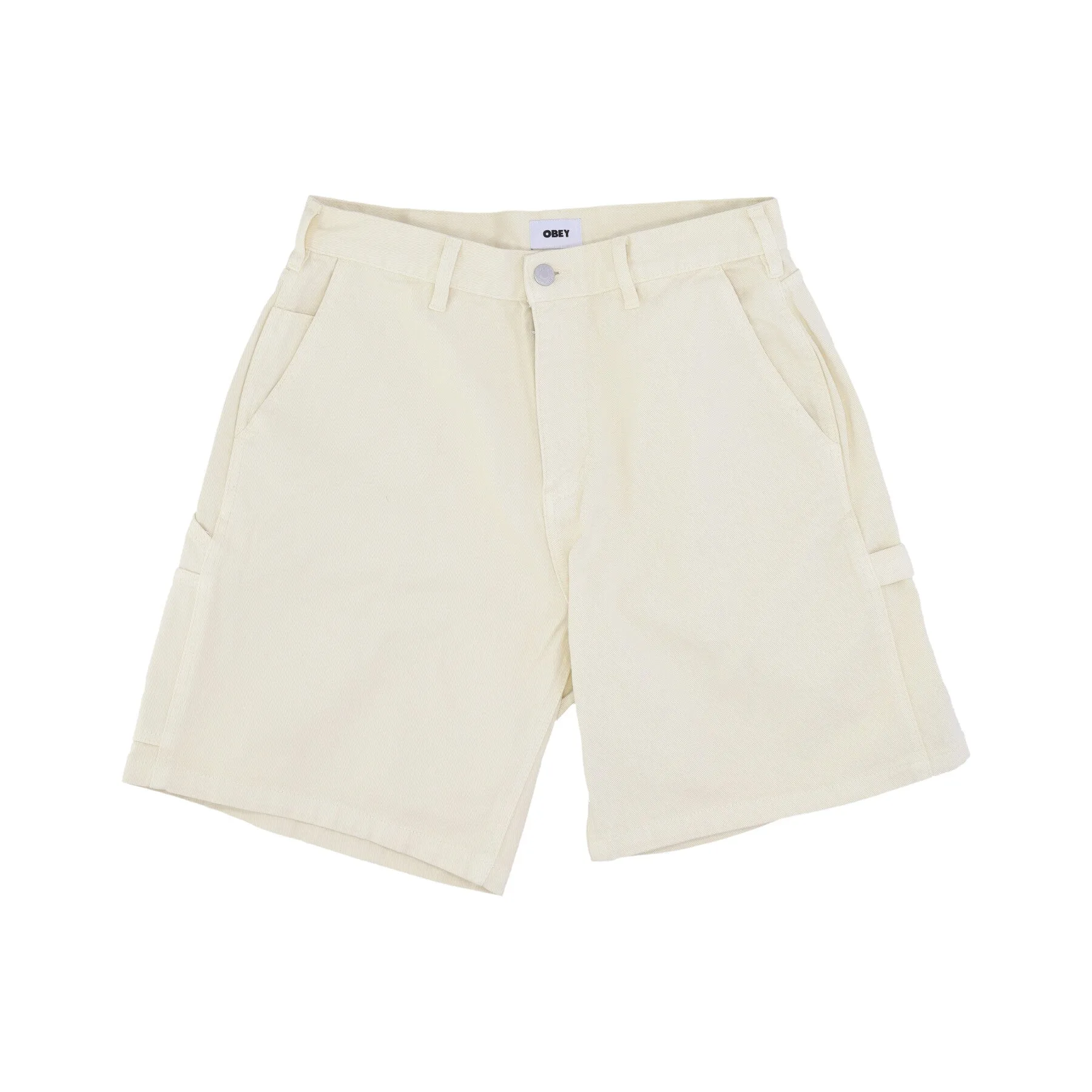 Jeans Corto Uomo Bigwig Denim Carpenter Short Unbleached - OBEY - FashionsVida