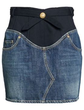 Jeansrock Damen Blau 36 Damen