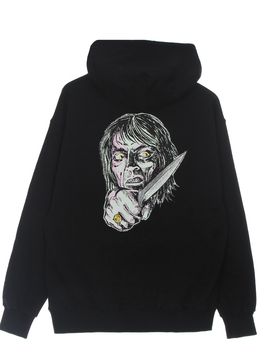Felpa Leggera Cappuccio Uomo Criminal Hoodie Black/pink