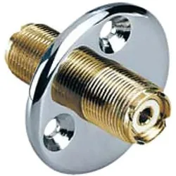 Gold Coaxial Plated Feed Silver One Size unisex