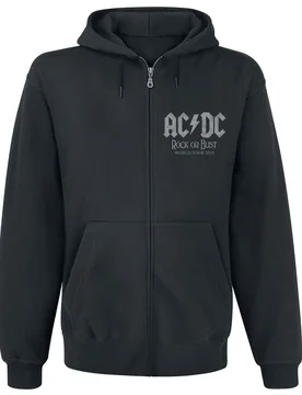 Kapuzenjacke - World Tour 2015 - S bis XXL - für Männer - Größe M - schwarz - Lizenziertes Merchandise! - Männer - male - AC/DC - FashionsVida