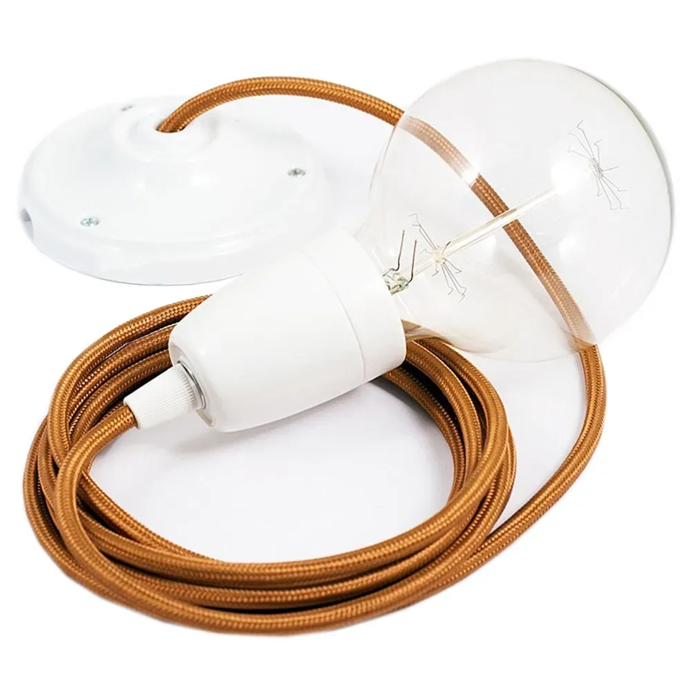 Cables Suspension Luminaire Rm22 Diy 2 M Whiskey / White One Size - Creative - FashionsVida