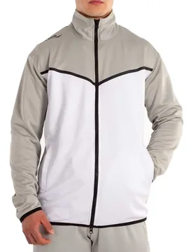 Veste De Survêtement Dakota Grey / White XL - Softee - FashionsVida
