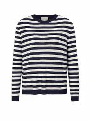 Langarmshirt dunkelblau M damen