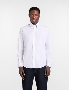 Harmont&blaine camicia tinta unita regular fit uomo bianco