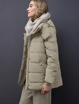 Steppjacke mit Strickdetails female Beige - Street One - FashionsVida